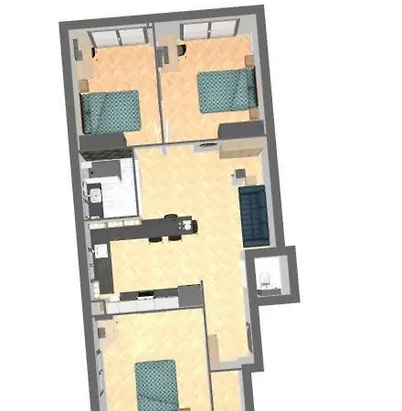Cosy - 3 Chambres- 6 Personnes Appartement *